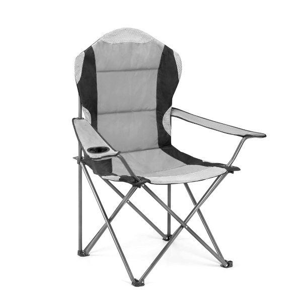 CHAISE DE PLAGE PLIABLE GRIS