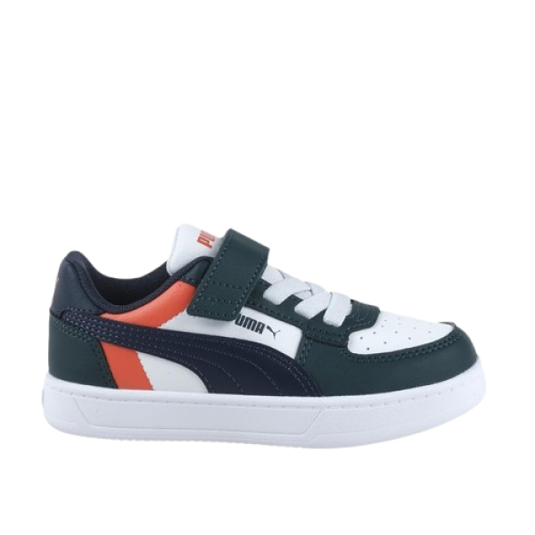 CHAUSSURE ENFANT Puma Caven 2.0 Block White Green Orange 394462 09